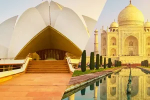 Delhi to Agra