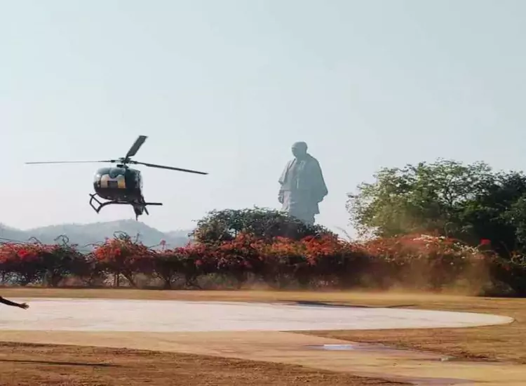 Statue of Unity Helicopter Ride